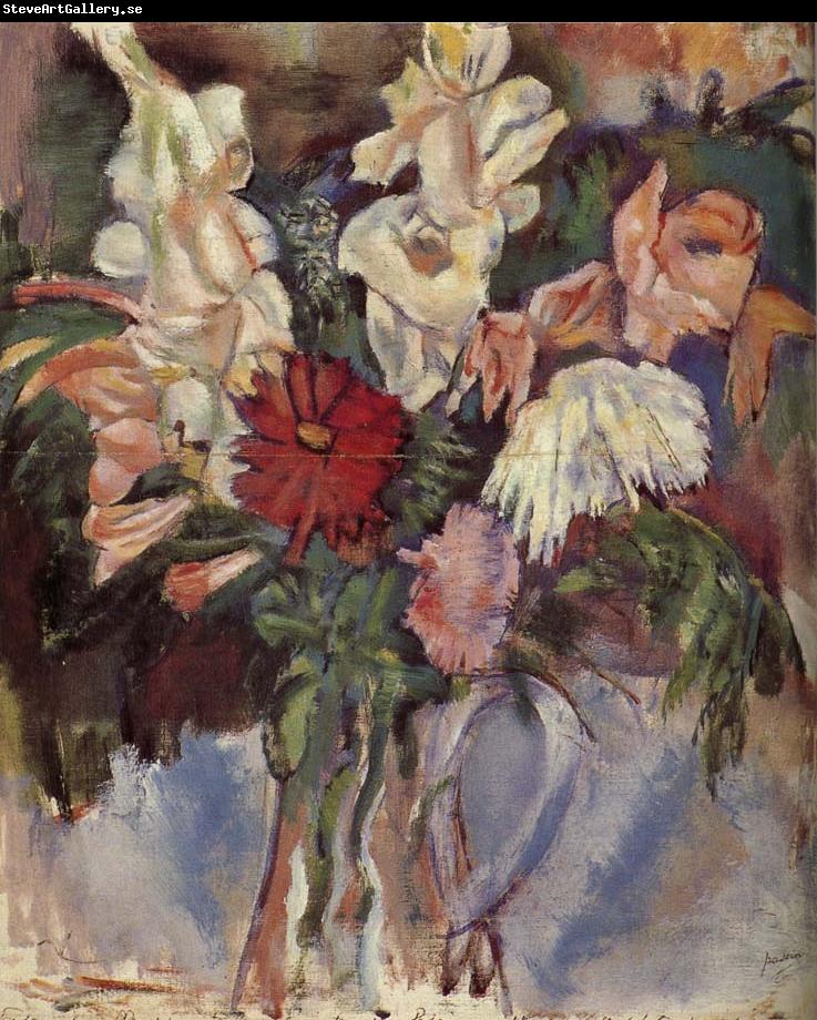 Jules Pascin Flower and vase